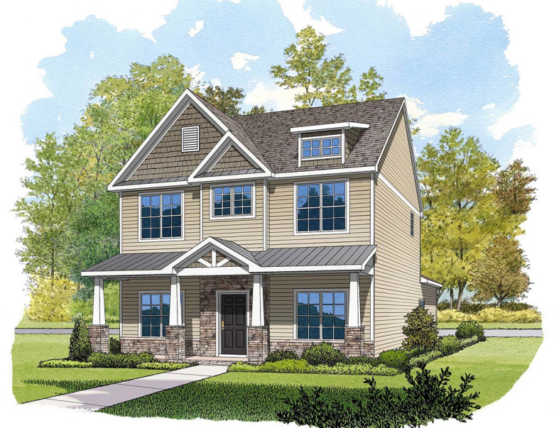 Chastain 030 New Construction Home in Simpsonville, SC Eastwood Homes